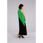 Load image into Gallery viewer, Colour Block Reversible Triangle Slvless Dress 28152CB
