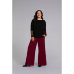 Load image into Gallery viewer, Colour Block Sleeve Nu Cinch Top, Long Sleeve Top 22279CB-3
