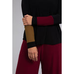 Load image into Gallery viewer, Colour Block Sleeve Nu Cinch Top, Long Sleeve Top 22279CB-3
