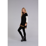 Load image into Gallery viewer, Colour Block Step Hem Tunic, Long Sleeve Top 23200CB-3
