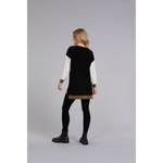 Load image into Gallery viewer, Colour Block Step Hem Tunic, Long Sleeve Top 23200CB-3

