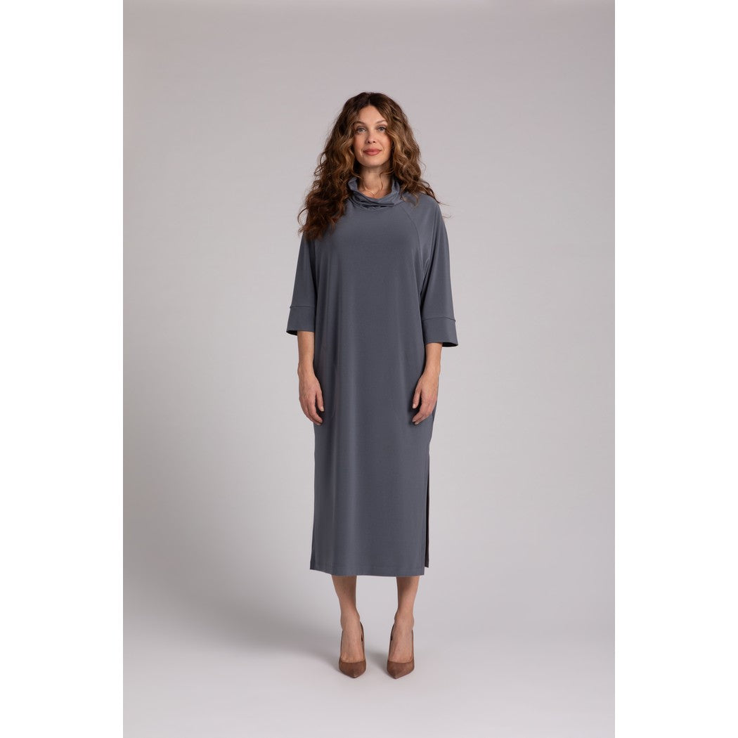 Cozy Raglan Funnel Neck Dress 28179-2