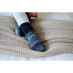Load image into Gallery viewer, Cerulean Fushion Slouch Socks
