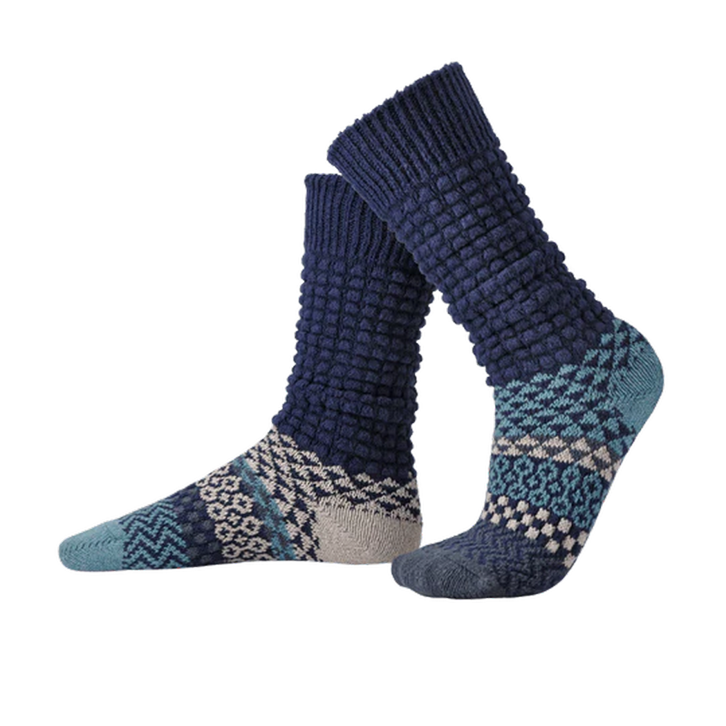Cerulean Fushion Slouch Socks