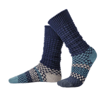 Load image into Gallery viewer, Cerulean Fushion Slouch Socks

