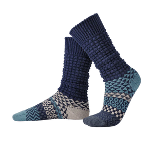 Cerulean Fushion Slouch Socks