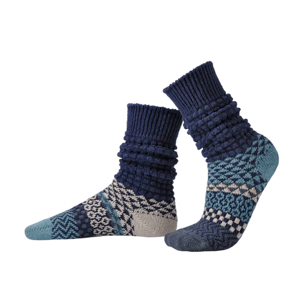 Cerulean Fushion Slouch Socks