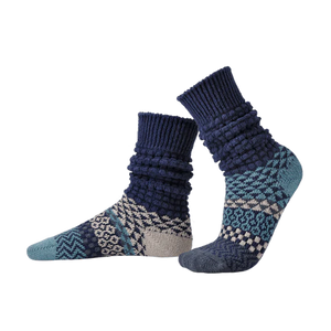 Cerulean Fushion Slouch Socks