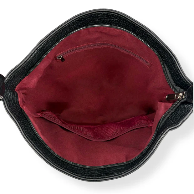 Vegan Leather Hobo Shoulder Bag YD8289