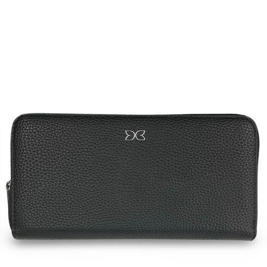 Vegan  Leather Zipper Wallet WD07