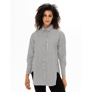 Crisp Classic Striped Blouse Top R5064838