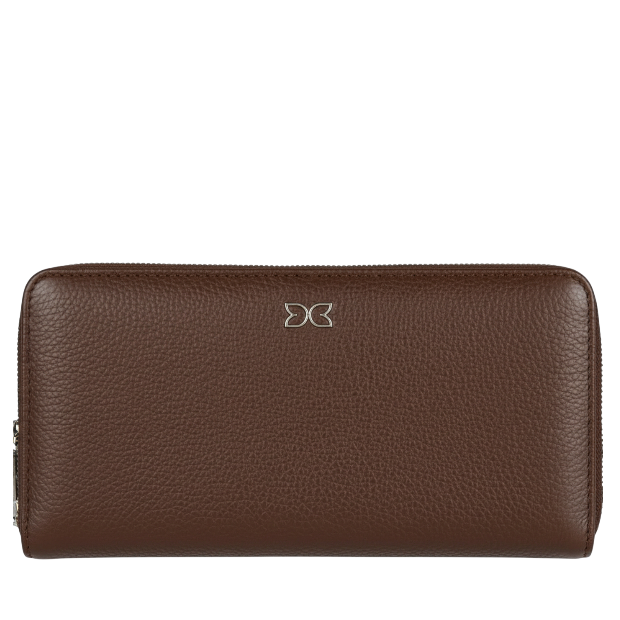 Vegan  Leather Zipper Wallet WD07