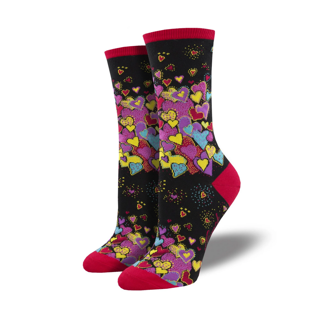 Laurel Burch Hearts Socks