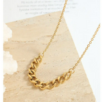 Load image into Gallery viewer, Curb Link Necklace Jewelry NK3273 BTJE
