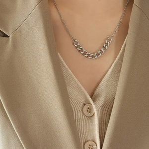 Curb Link Necklace Jewelry NK3273 BTJE