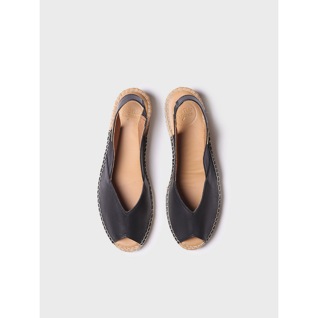 Bernia Leather Wedge Espadrilles Sandal