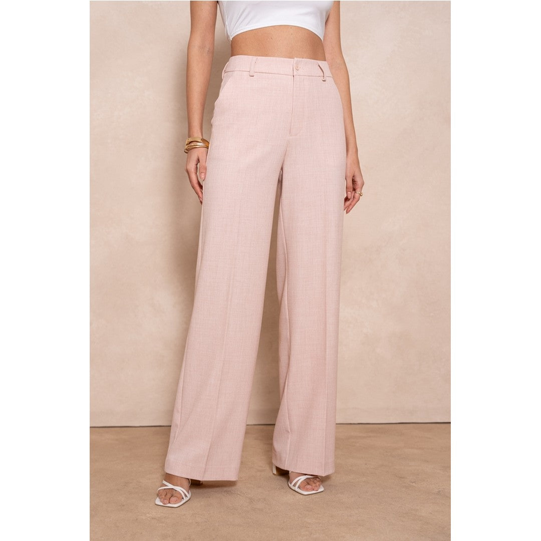 Heather Wide-Leg Tailored Trouser V2580