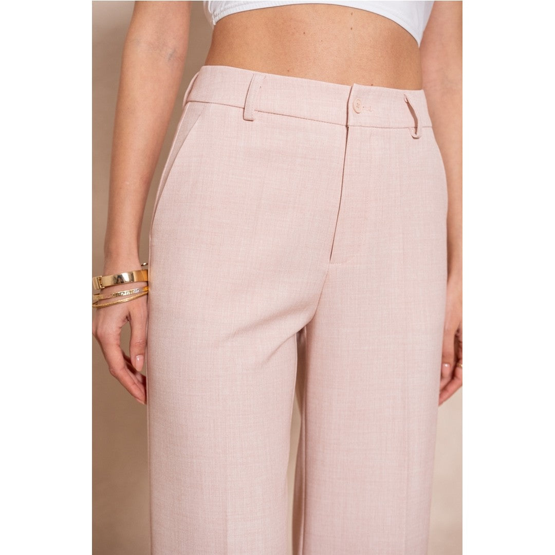Heather Wide-Leg Tailored Trouser V2580