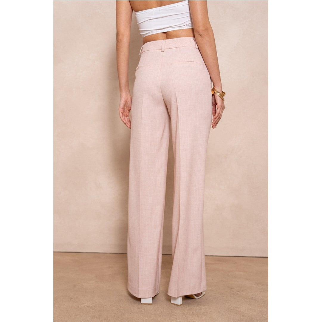 Heather Wide-Leg Tailored Trouser V2580