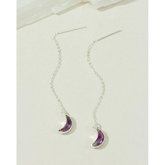 Sterling Silver Eclipse Threader Earrings