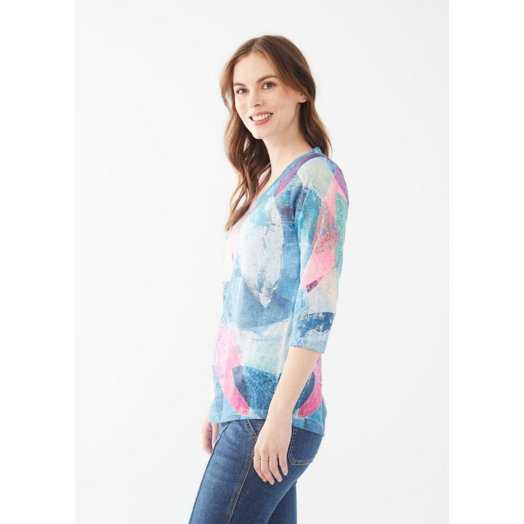 Smooth Printed Jersey Top 3276451