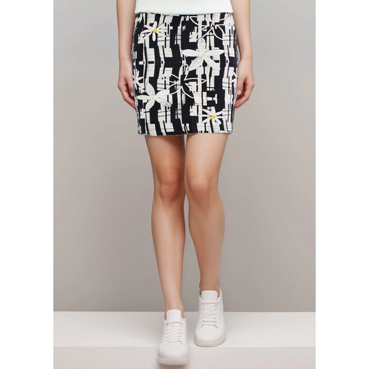 Graphic Daisy Skort Skirt 1235-993