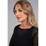 Load image into Gallery viewer, Lace Go To Cropped T, Long Sleeve Top 3246-3
