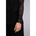 Load image into Gallery viewer, Lace Go To Cropped T, Long Sleeve Top 3246-3
