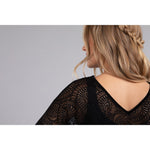 Load image into Gallery viewer, Lace Reversible Cinch Top, Long Sleeve Top 3241-3

