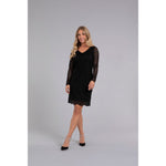 Load image into Gallery viewer, Lace V-Neck Slim Dress, Long Sleeve 3807-3
