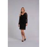 Load image into Gallery viewer, Lace V-Neck Slim Dress, Long Sleeve 3807-3
