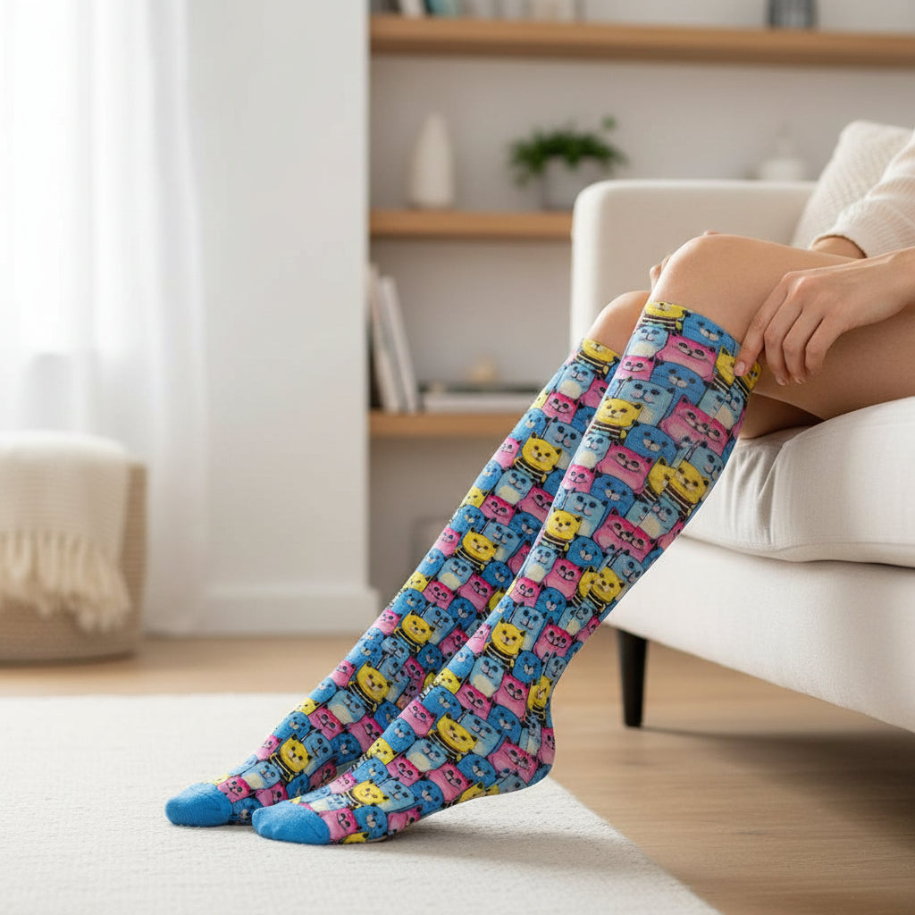 Kozy Kats Compression Socks KAT