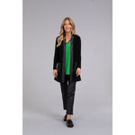 Load image into Gallery viewer, Mix Essential With Faux Leather Cardi 25151V
