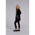 Load image into Gallery viewer, Mix Essential With Faux Leather Cardi 25151V
