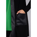 Load image into Gallery viewer, Mix Essential With Faux Leather Cardi 25151V
