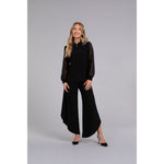 Load image into Gallery viewer, Mix Lace Twist Neck Top, Long Sleeve Top 3245-3

