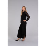 Load image into Gallery viewer, Mix Lace Twist Neck Top, Long Sleeve Top 3245-3
