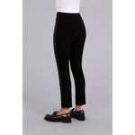 Load image into Gallery viewer, Mix Narrow Midi With Faux Suede Pant 27271
