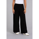 Load image into Gallery viewer, Mix Wide Leg Trouser With Faux Leather 27263V
