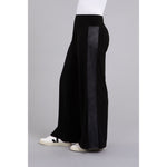 Load image into Gallery viewer, Mix Wide Leg Trouser With Faux Leather 27263V
