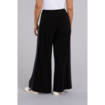 Load image into Gallery viewer, Mix Wide Leg Trouser With Faux Leather 27263V
