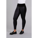 Load image into Gallery viewer, Mix Yoke Legging With Faux Leather 27268V

