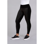 Load image into Gallery viewer, Mix Yoke Legging With Faux Suede 27270
