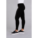 Load image into Gallery viewer, Mix Yoke Legging With Faux Suede 27270
