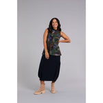 Load image into Gallery viewer, Mock Neck Tank, Print Top 21196P
