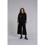 Load image into Gallery viewer, Nu Cinch With Faux Leather, Long Sleeve Top 22279V-3
