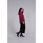 Load image into Gallery viewer, Nu Cinch With Faux Leather, Long Sleeve Top 22279V-3
