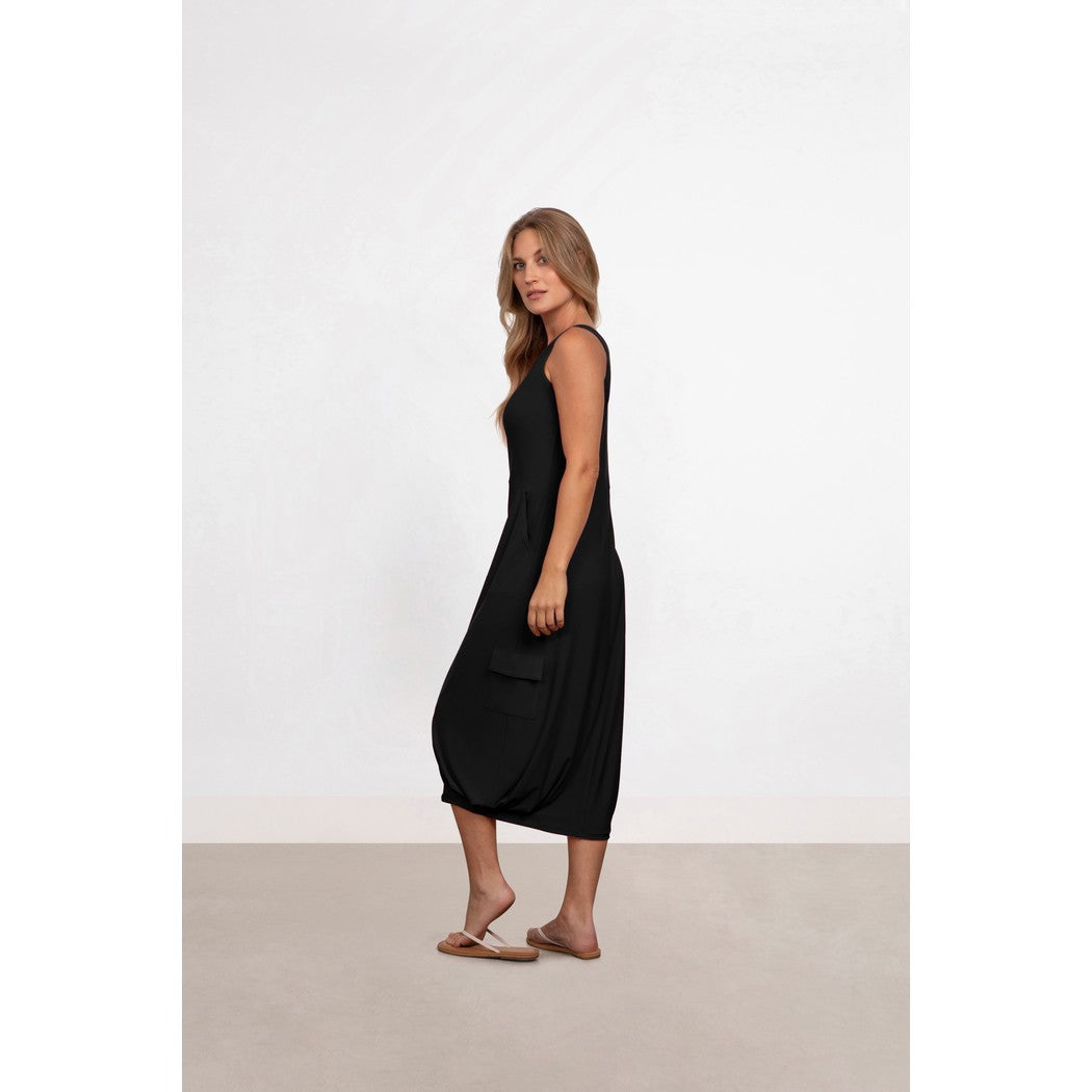 Pleat Hem Tank Dress 28131