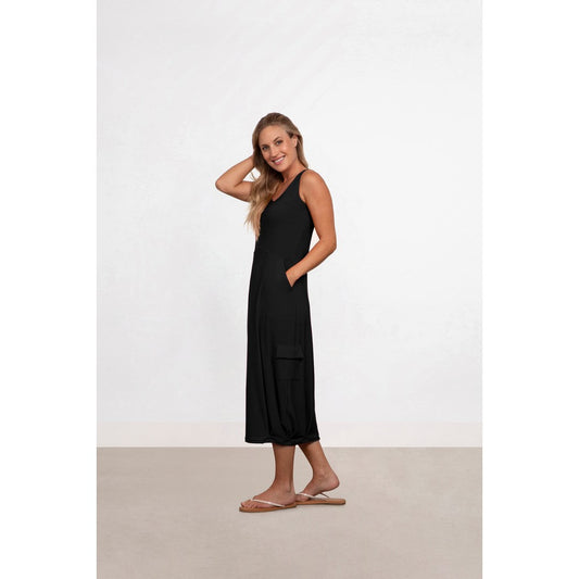 Pleat Hem Tank Dress 28131
