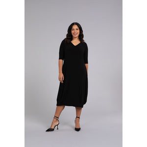 Reversible Narrow Lantern Dress, 3/4 Sleeve 28124-2